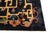 Textile Special Shelf With Details of Chinese Culture in a Black Fiedl Antique Art Deco Rug For Sale - Image 7 of 12