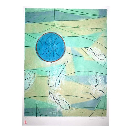 Tommaso Cascella, Waterpolo, 2008, Lithograph For Sale