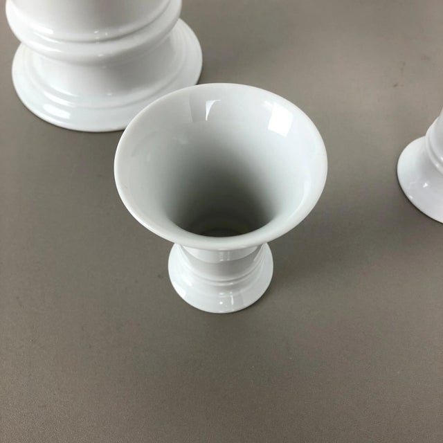 Porcelain Op Art Vase Vase from Fürstenberg Ceramics, Germany, 1970s, Set of 3 For Sale - Image 12 of 18