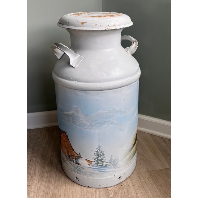 Vintage Metal Milk Can - Dayton, Ohio For Sale In Washington DC - Image 6 of 10