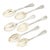Antique John Wendt Sterling Silver Bird Pattern Ice Cream Spoons - Set of 6 For Sale