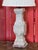 Traditional Mid 20th Century Stone Baluster Lamps on Lucite Bases - a Pair For Sale - Image 3 of 12