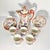 1940s Postwar Japanese Import 13-Piece Bone China Demitasse Coffee Set, Geisha Good vintage condition. Two saucers have...