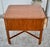 Vtg. Drexel Inlaid YewWood One Drawer Regency Style Side Table W/Stretcher Base For Sale - Image 11 of 13