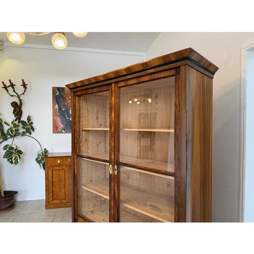 Antique Biedermeier Display Cabinet For Sale - Image 9 of 18