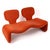 Djinn 2-Seater Bench attributed to Olivier Mourgue for Airborne, 1965 For Sale - Image 3 of 6