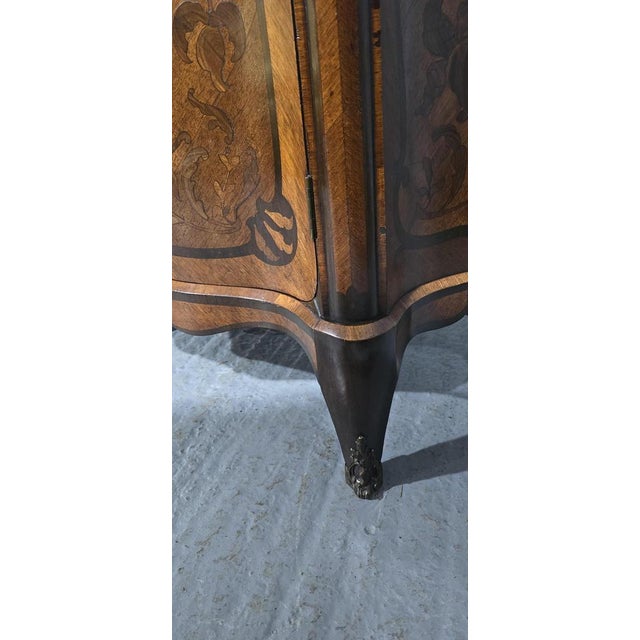 French Louis XV Marquetry Cabinet, 1880 For Sale - Image 14 of 17