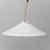 Vintage White Glass Pendant Light, 1970s For Sale - Image 10 of 10