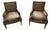 Hickory White Lounge Chairs Louie XVI Inspired For Sale