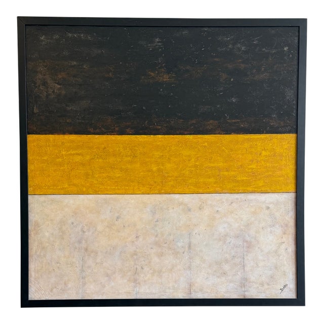 Large Mid Century Abstract Color Field Painting For Sale