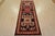 Cabin Ardabil Runner 3’9” X 9’7” Blue Wool Vintage Tribal Hand-Knotted Oriental Rug For Sale - Image 3 of 15