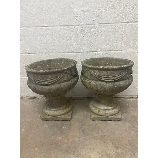 Late 19th Century Pair of French Outdoor Planters For Sale - Image 4 of 8