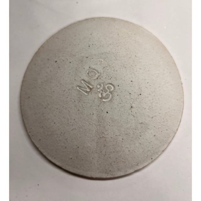 Contemporary Vintage Michelle Quan Art Studio Ceramic Spiral Dish For Sale - Image 3 of 4