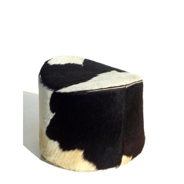 Stockholm Pouf in Cowhide by Niels Gammelgaard for Ikea For Sale - Image 4 of 5