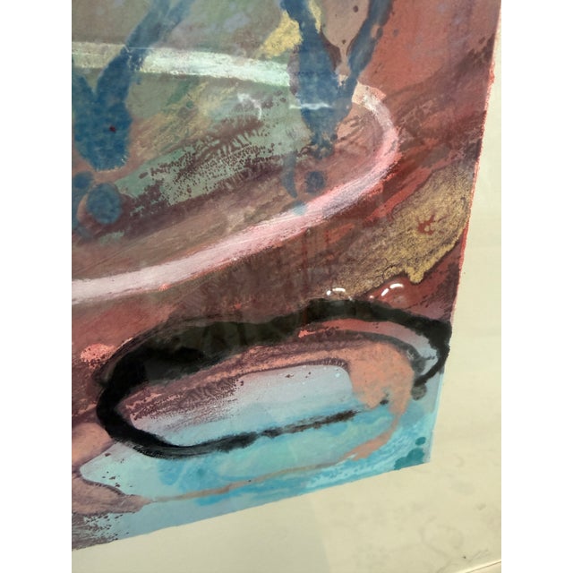 Blue Gary Denmark Nightsweats VII Original Artwork, Signed For Sale - Image 8 of 12