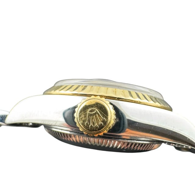 2000 - 2009 2002 Rolex Ladies DateJust Two Tone Blue Diamond Dial Watch 79173 For Sale - Image 5 of 18