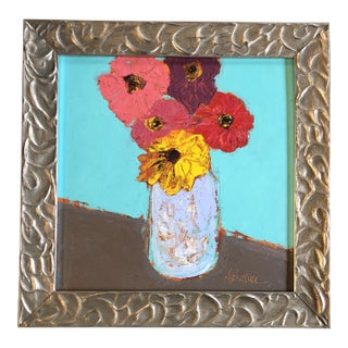 Original Contemporary Alexandra Brown Abstract Oil Painting Pop Still Life For Sale