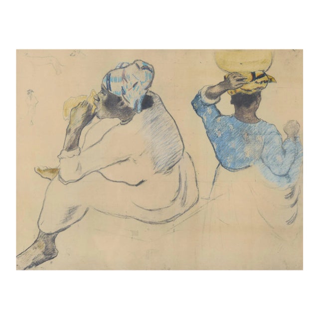 After Paul Gauguin, Martinican Women, 1887, Collotype Print, Framed For Sale