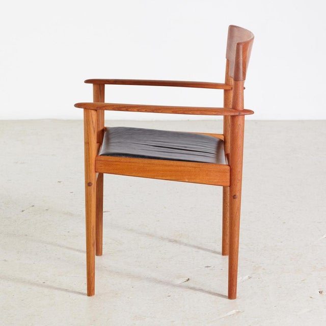 Teak PJ4-2 Armchair by Grete Jalk for P. Jeppesen, 1960s For Sale - Image 3 of 14