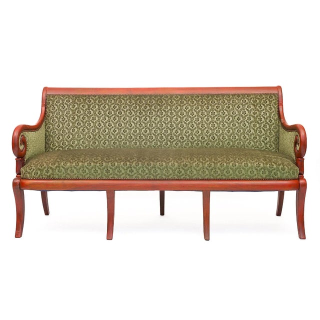 Vintage Velvet Bench, 1950s For Sale - Image 13 of 13