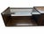 Ebony Vintage Art Deco Revival Figured-Wood and Glass Storage Coffee Table For Sale - Image 8 of 12