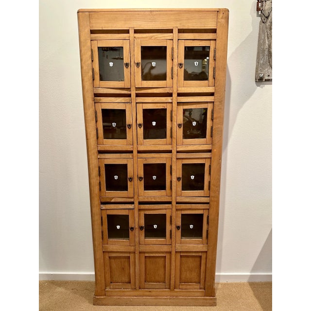 English Turn of the Century English Hotel Front Desk Mail Cabinet For Sale - Image 3 of 12