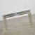 Modern Console Sofa Table Chrome Rectangle With Glass Top Style of Pace or Karl Springer For Sale - Image 9 of 13