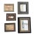 Vintage Collection of Five Miniature Picture Frames- Set of Five For Sale