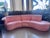 Mid-Century Modern Post Modern Three Piece Peach Sectional by 'Carson's' For Sale - Image 3 of 11
