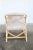 Boho Chic Upholstered Bamboo Armchairs For Sale - Image 9 of 11