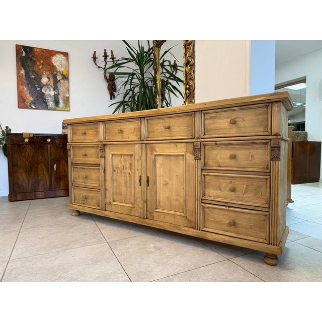 Antique Apothecary Chest of 8 Drawers For Sale - Image 4 of 15