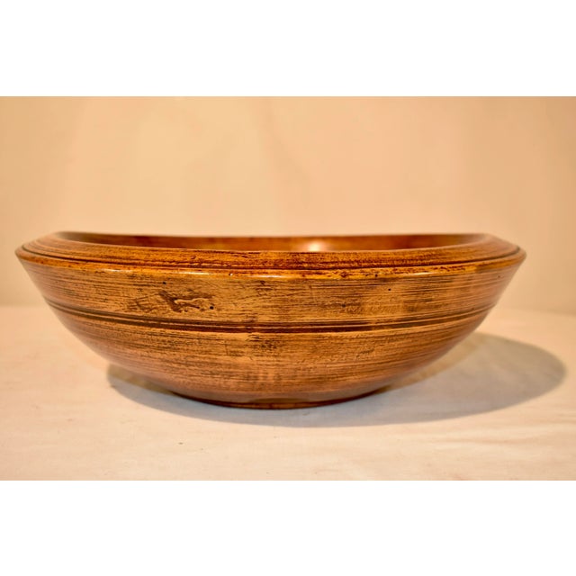 18th century Holm oak bowl from France. The bowl is beautifully hand turned and has a rich color and patina and shows...