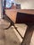 Brown Regency Style Mahogany Drop-Leaf Desk, Vintage For Sale - Image 8 of 12