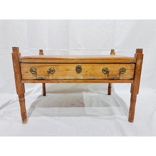 French Antique French Wood Pegged Console C 1700s For Sale - Image 3 of 8