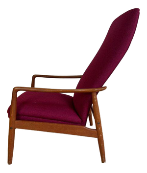 Vintage Reclining Armchair by Alf Svensson, Sweden, 1960s