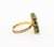 Gold Bird Form Yellow Gold, Enamel, and Diamond Ring For Sale - Image 8 of 9