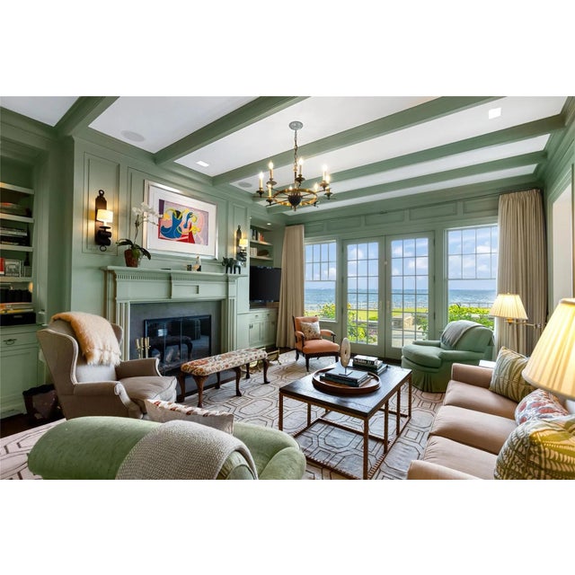 Pair of a Upholstered Skirted Schneller Sons Club Chairs For Sale In New York - Image 6 of 6