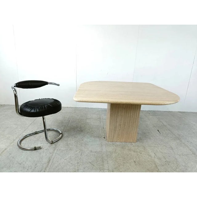 Vintage Travertine Dining Table, 1970s For Sale - Image 11 of 12