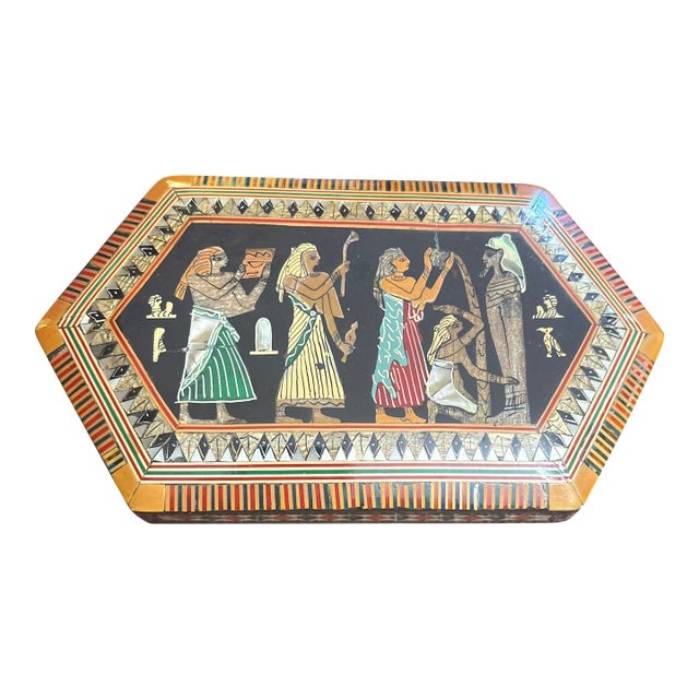 1920s Egyptian Revival Box For Sale