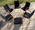 Set of 6 Dining Chairs in Black, Chrome and Wood For Sale - Image 18 of 18