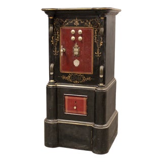 Safe in Wood and Iron For Sale