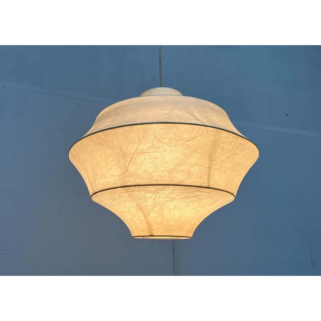 Mid-Century Modern Cocoon Pendant Lamp by Friedel Wauer for Goldkant Leuchten, Germany, 1960s For Sale - Image 6 of 18