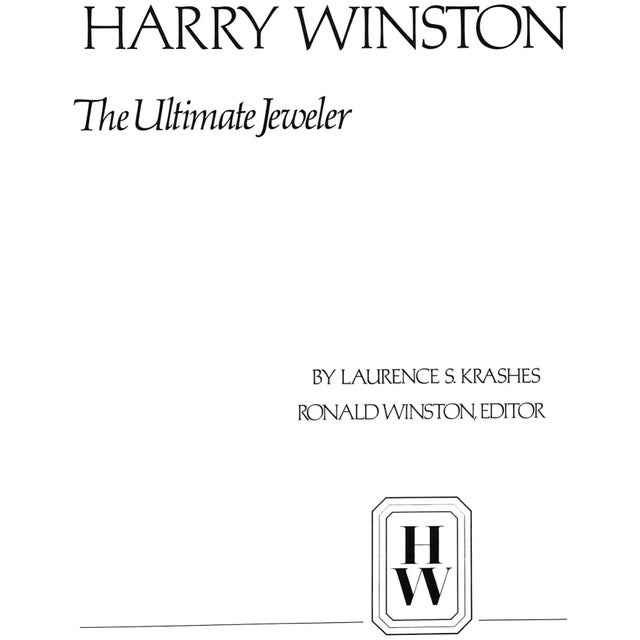 KRASHES, Laurence S. & WINSTON Ronald [206] pp. 1984 Harry Winston 11 1/4" x 8 3/4" In publisher's clamshell cloth...