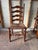 Henkel Harris Henkel Harris Early American Rustic Style High Ladder Back Dining Chairs. Set of 6 For Sale - Image 4 of 18