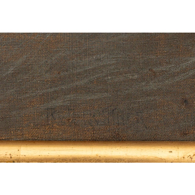 1900 - 1909 Rudolf Quittner, Willows, 1904, Oil on Canvas For Sale - Image 5 of 7