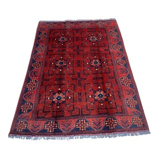 Khal Mohammadi Elegant Hand Knotted Tribal Rug For Sale