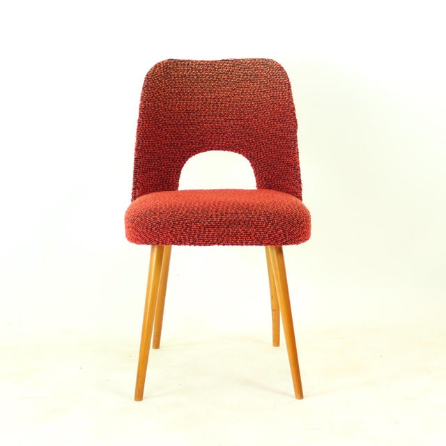 Vintage Dining Chairs by Oswald Heardtl for Ton, Czechoslovakia, 1960s, Set of 4 For Sale - Image 6 of 16