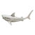 Vintage Italian Handmade Genuine Silver Large Shark Figurine Sculpture, Made in Tuscany (Arezzo) For Sale