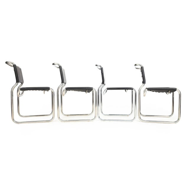 Late 20th Century Rare Set of 8 Mid Century Modern “ch66" Dining Chairs by Nicos Zographos For Sale - Image 5 of 12