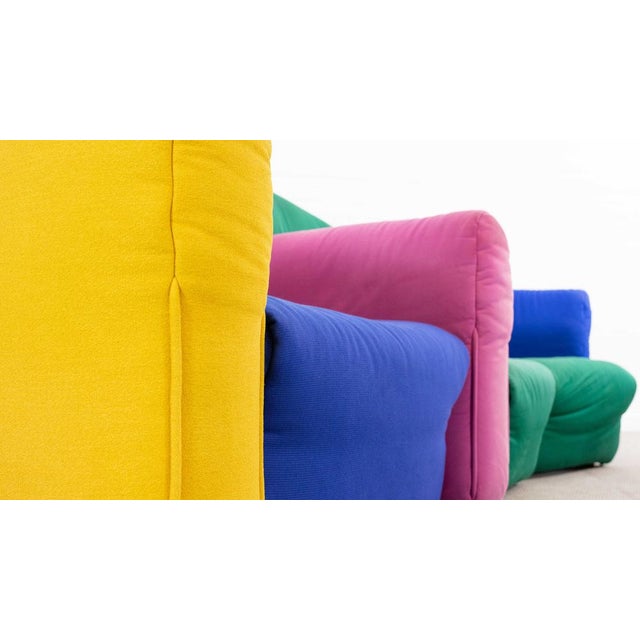 Modulars Cannaregio Sofa by Gaetano Pesce for Cassina, 1986, Set of 4 For Sale - Image 14 of 18